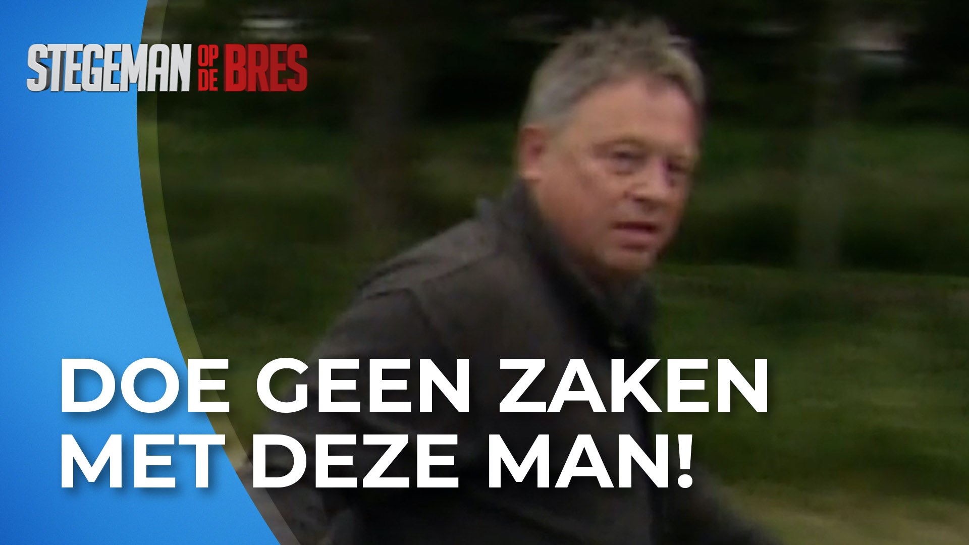 Veroordeelde oplichter Alwin vlucht voor onze cameras