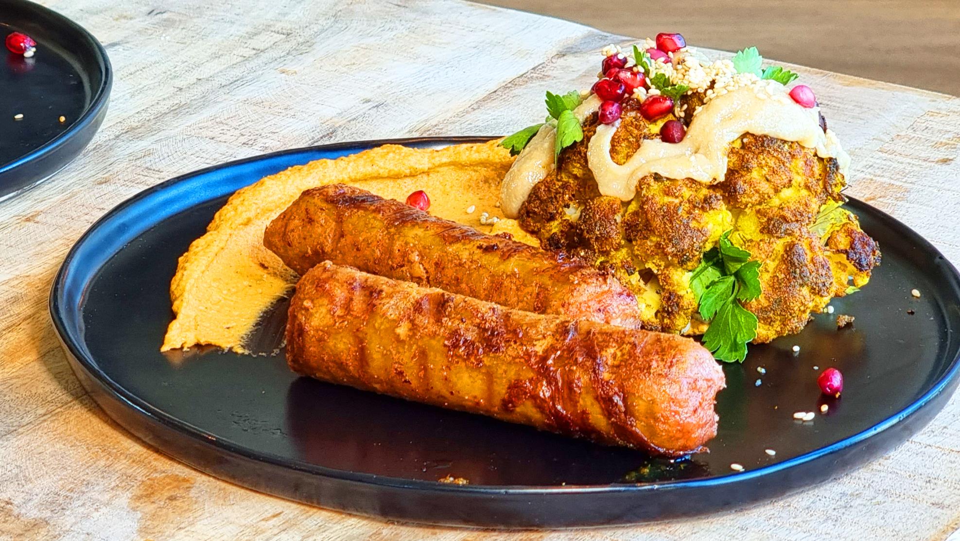 Bloemkool met gerookte cashewcurry