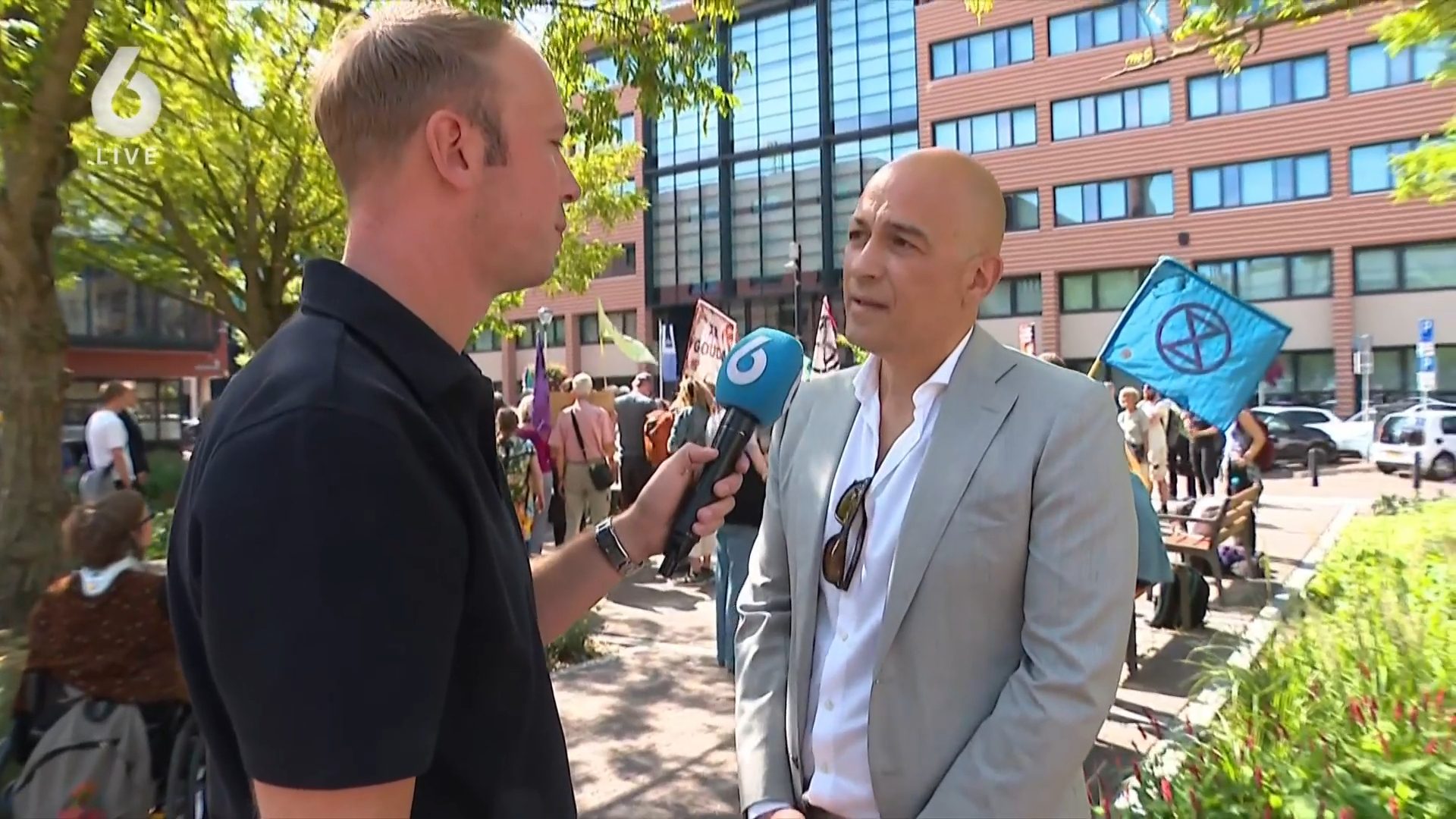 Extinction Rebellion-demonstranten voor de rechter