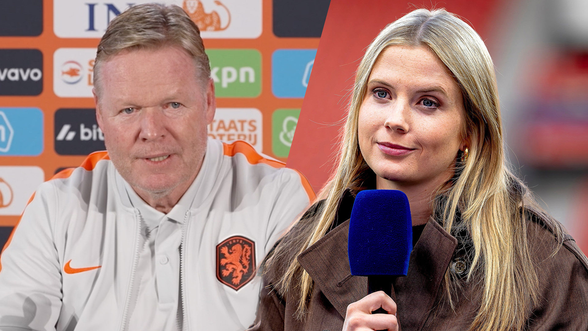 Bondscoach Ronald Koeman verbaasd over vraag van Noa Vahle: 'Hoe weet jij dat?'