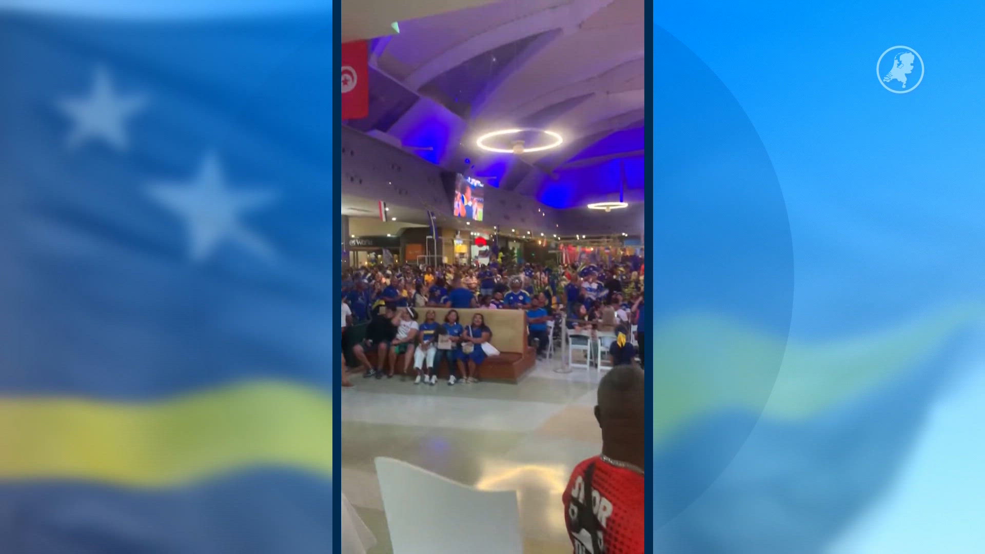 Fans Curaçao vieren feest