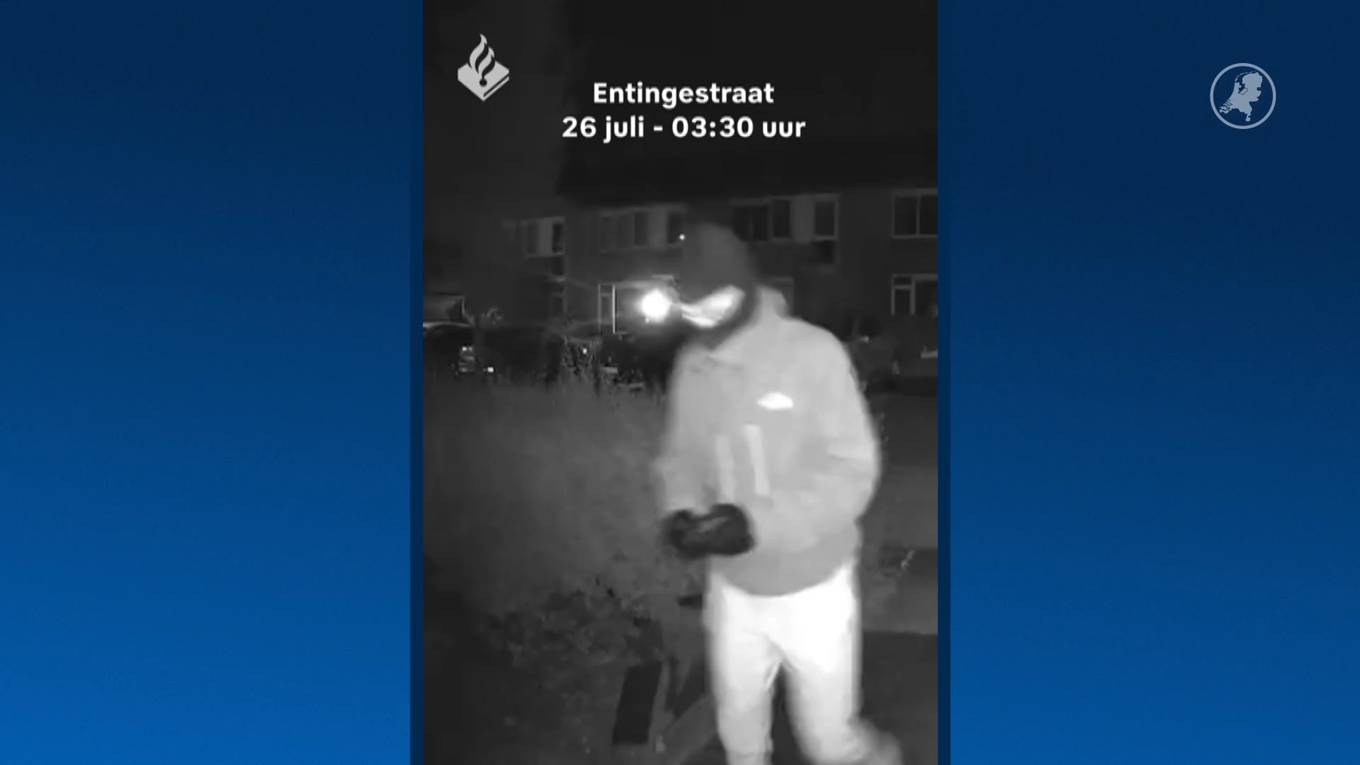 Politie deelt beelden van reeks explosies bij woningen Assen