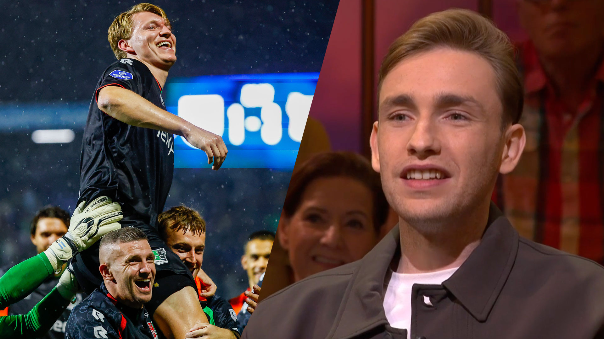 Nicky van der Gijp over emotionele comeback van Perr Schuurs: 'Dit is wel wat voetbal mooi maakt!'