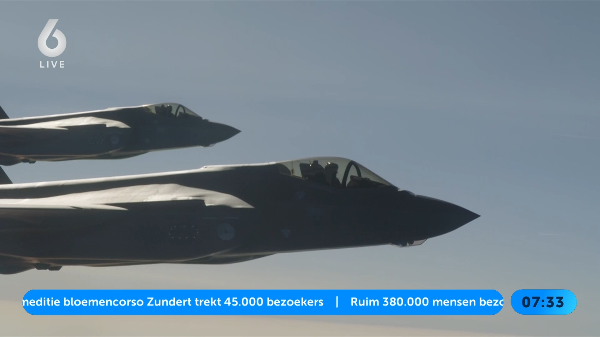 Komende twee weken veel militaire vliegtuigen boven Nederland