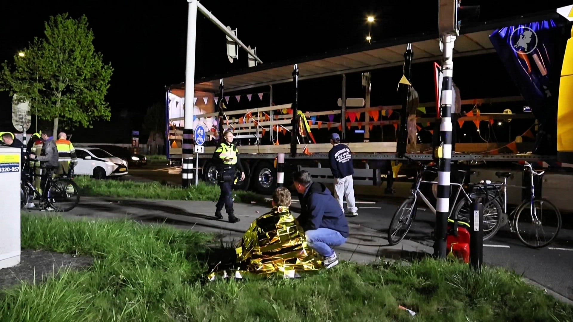 Feestgangers in feestkar raken gewond na ongeluk