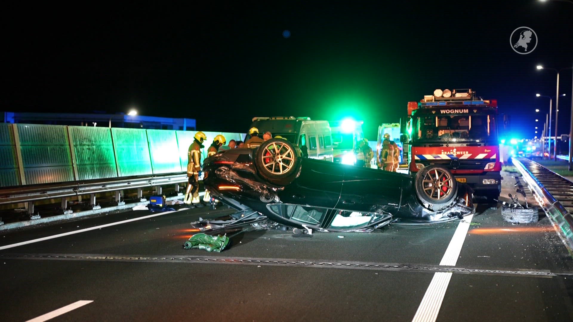 Dode en gewonden bij verkeersongeval N307 bij Zwaag