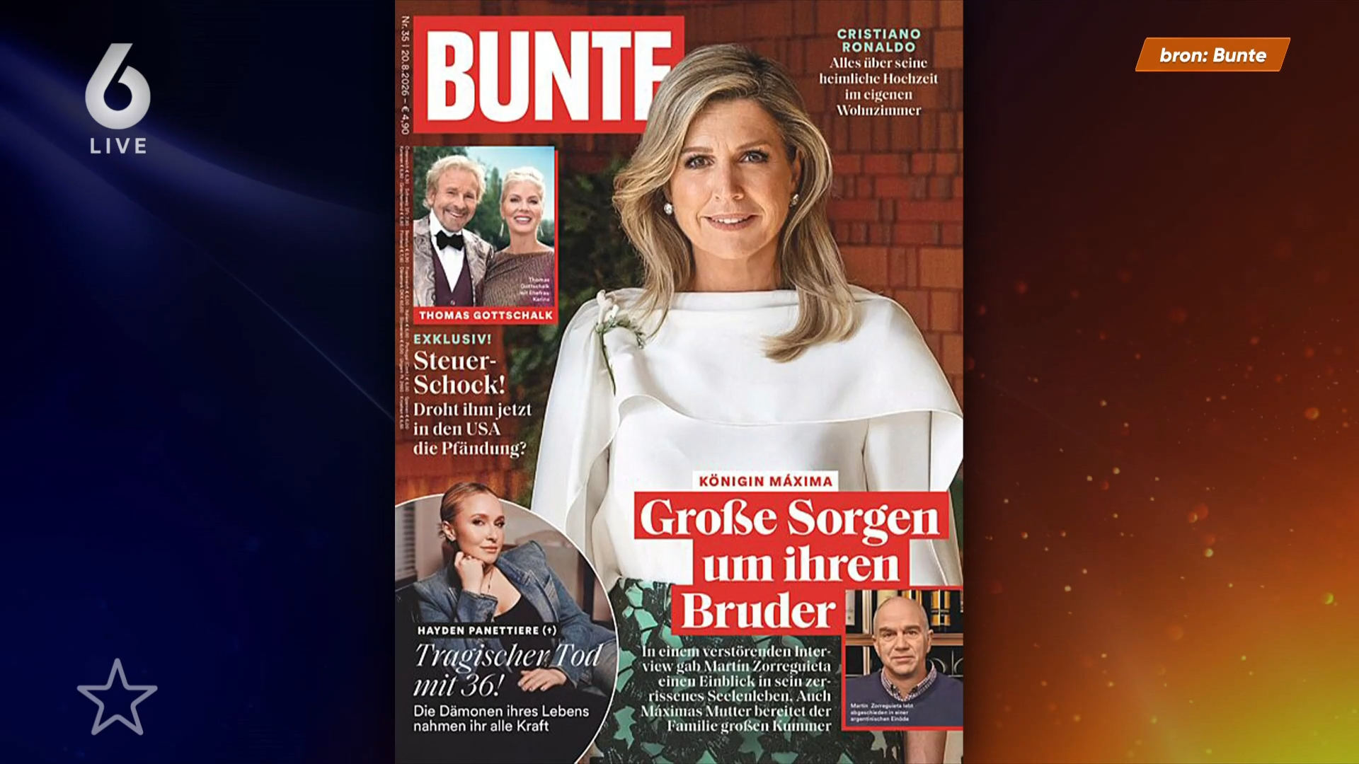 Duitse media: 'Grote zorgen om broer koningin Máxima'