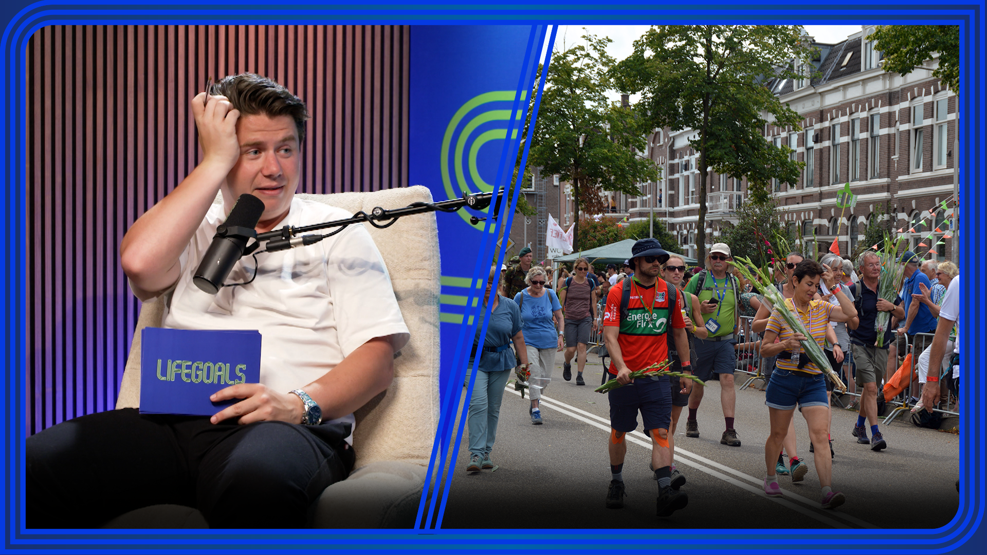 Dylan vertelt over Nijmeegse vierdaagse: 'Op mijn sloffen'