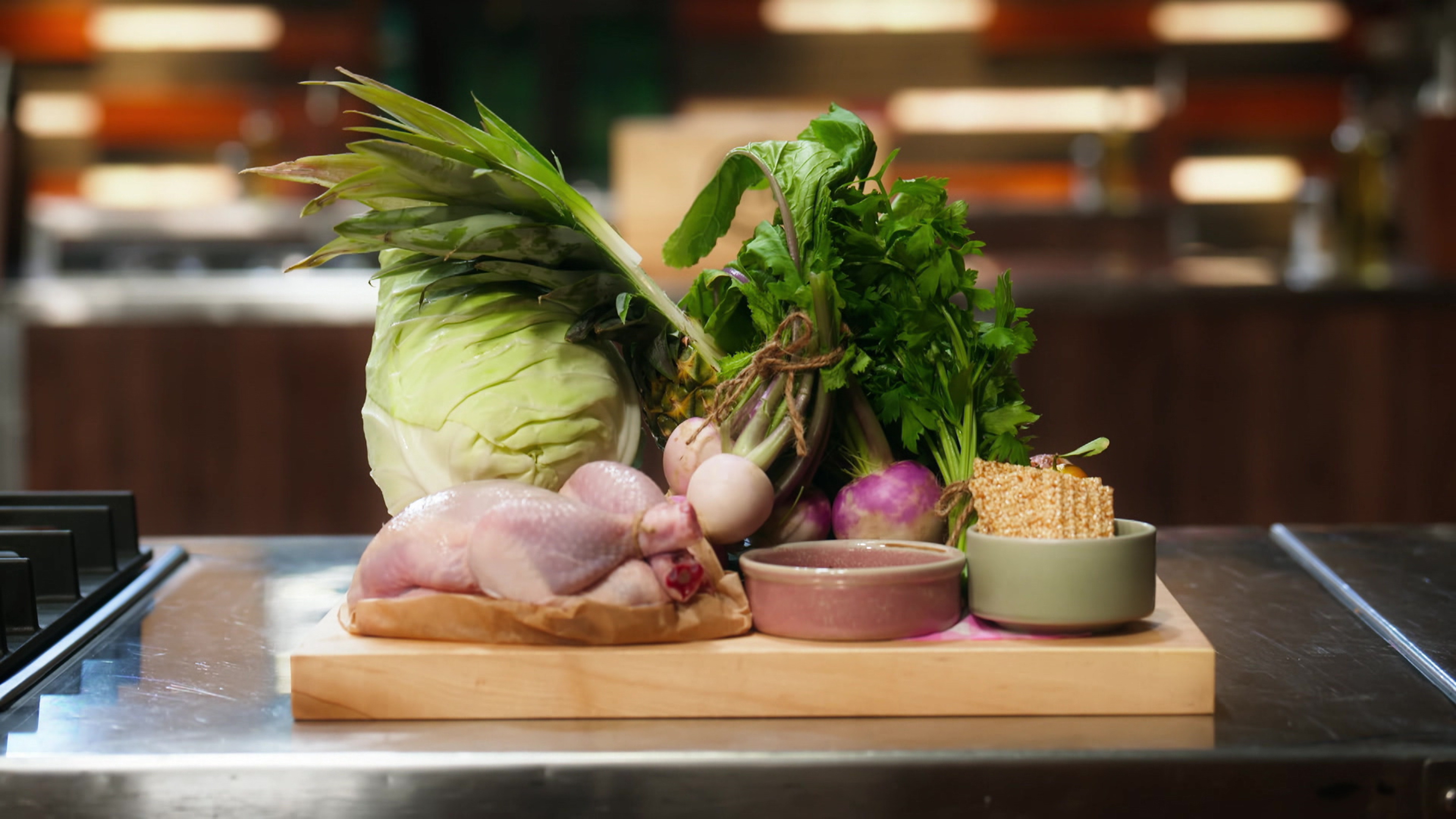 Pressure Test: Guillaume Brahimi's Royale of Peas with Duo of Crab