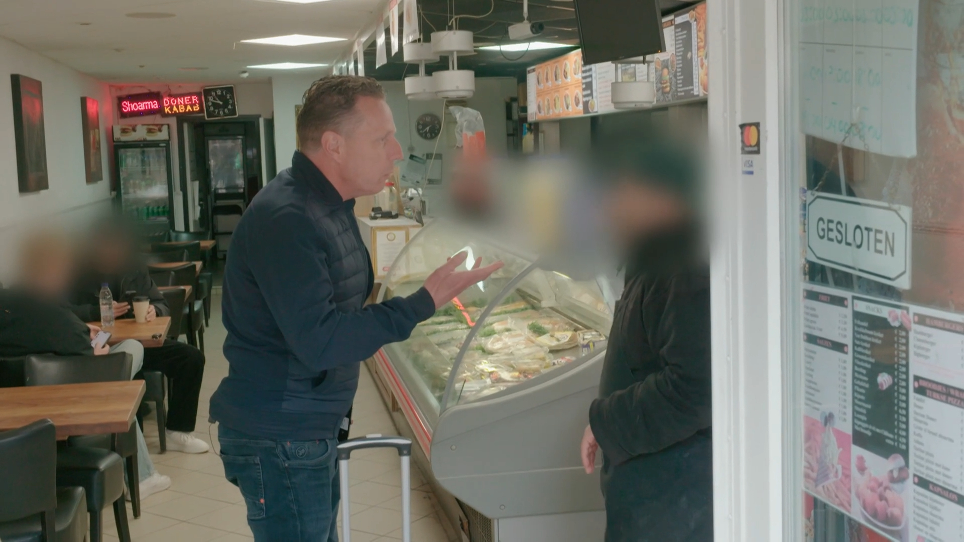 Cafetaria-eigenaar is niet blij met komst Rob Geus