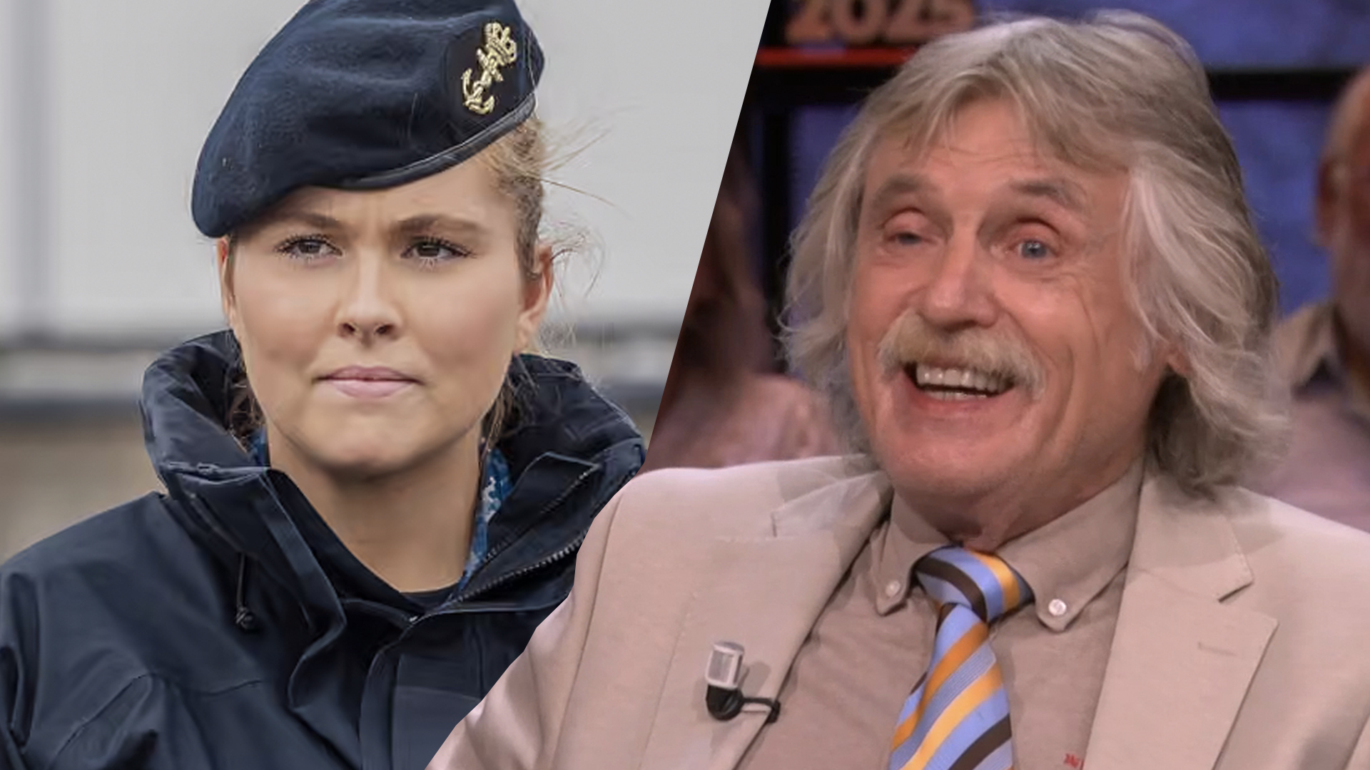 Johan Derksen noemt Amalia bij marine ‘bühnewerk’: ‘Laten ze haar ook in het bos schijten?’