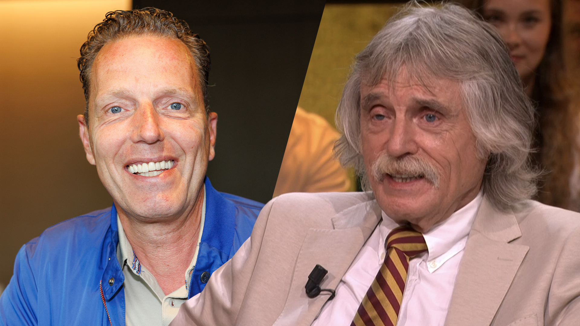 Johan Derksen reageert op geheel eigen wijze op de internationale ambities van Rob Geus