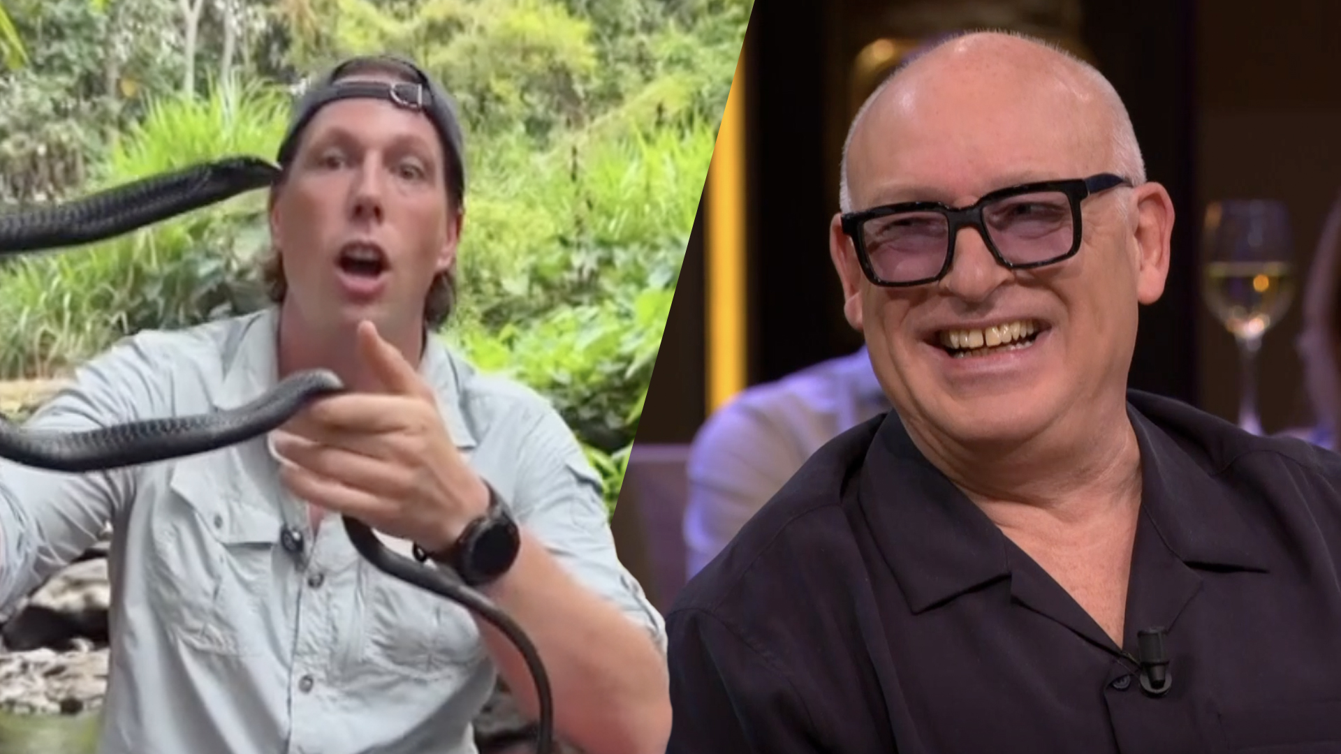 René van der Gijp lacht om filmpje Freek Vonk: 'Heeft Eva Jinek twee jaar naar zitten koekeloeren!'