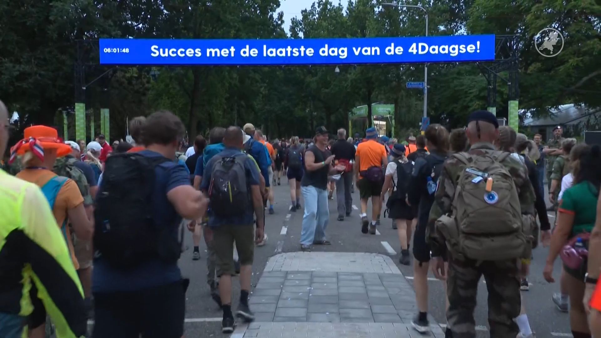 Vierde en laatste dag van de Nijmeegse Vierdaagse van start