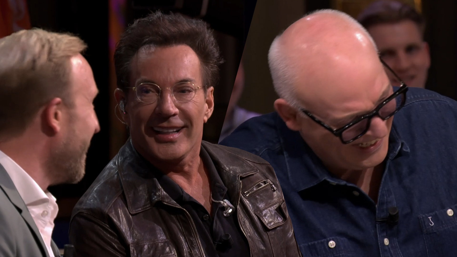 René van der Gijp gaat helemaal stuk om verhaal van Gerard Joling over vriend van Raymond Mens