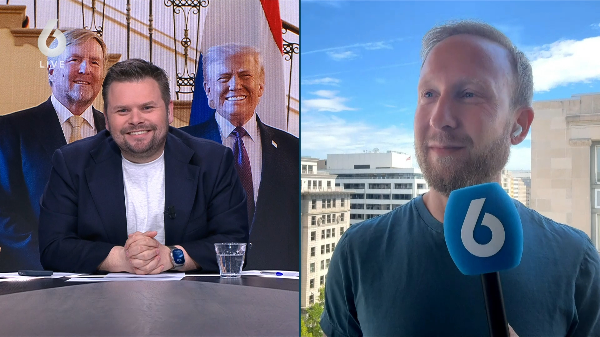 Zo werd het koninklijk paar wakker in het Witte Huis