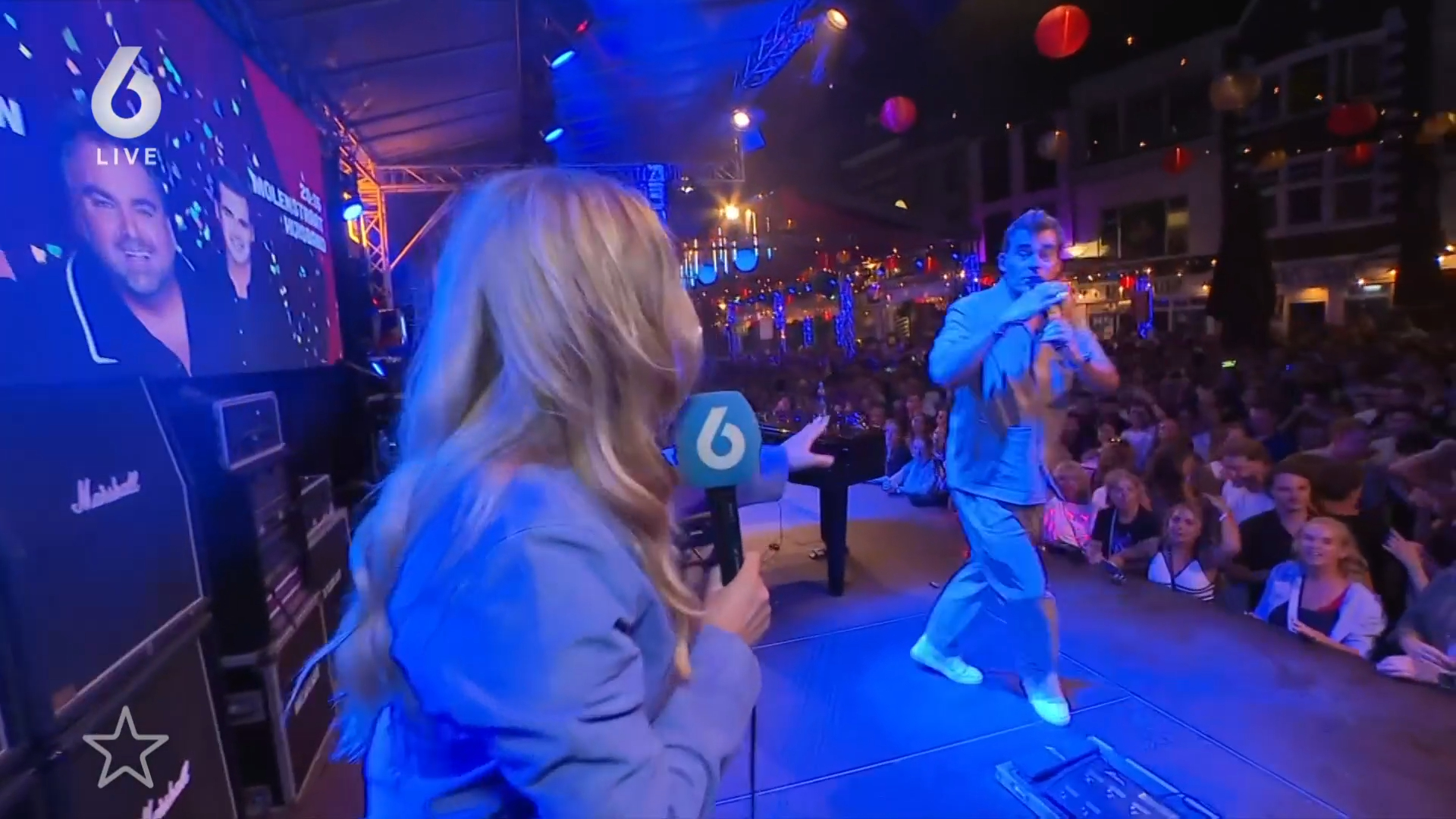 Dak gaat eraf met Jeroen van der Boom tijdens de Vierdaagsefeesten