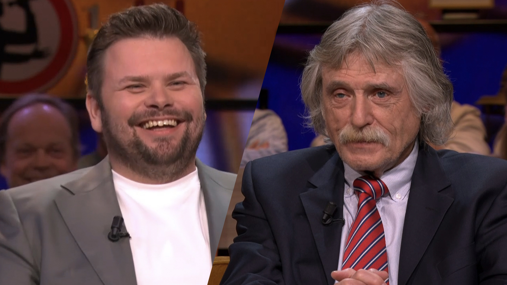 Johan Derksen tegen Thomas van Groningen: ‘Ik vertel jou nóóit meer iets achter de schermen!’