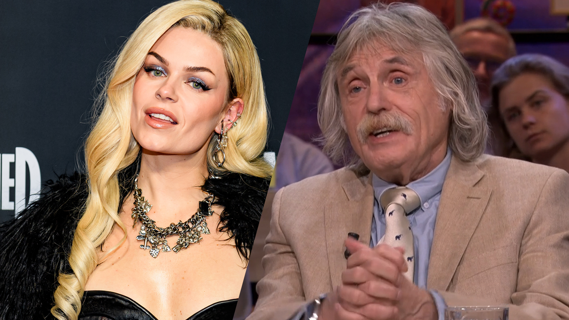 Johan Derksen kondigt samenwerking aan met Davina Michelle