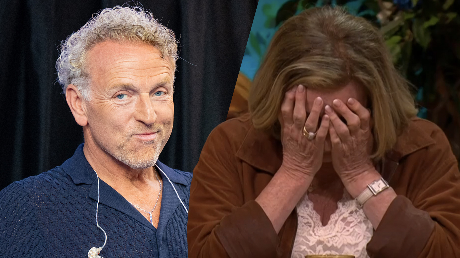 Catherine Keyl slaat haar handen voor haar gezicht na dubbelzinnig grapje over Gordon
