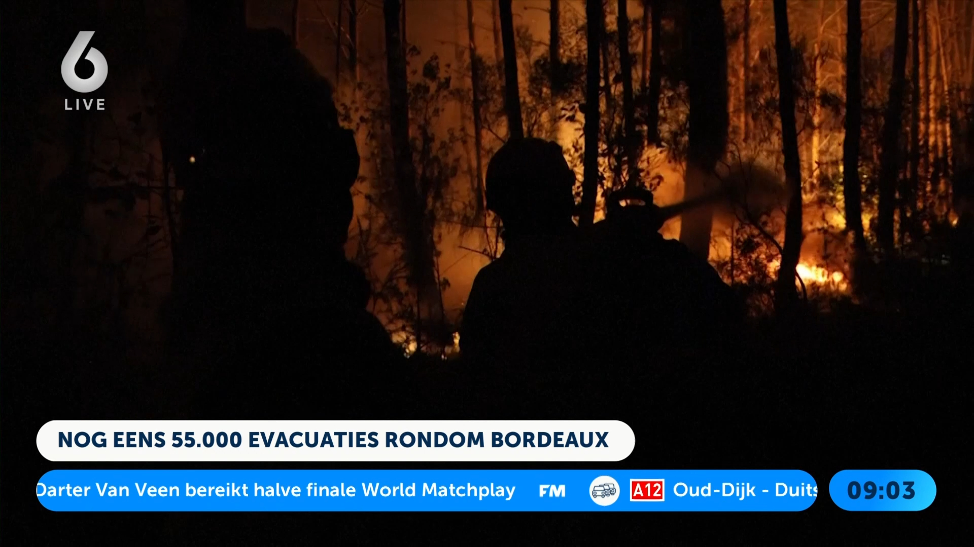 Vakantie opgeschort door vuurzee: duizenden evacuaties rondom Bordeaux