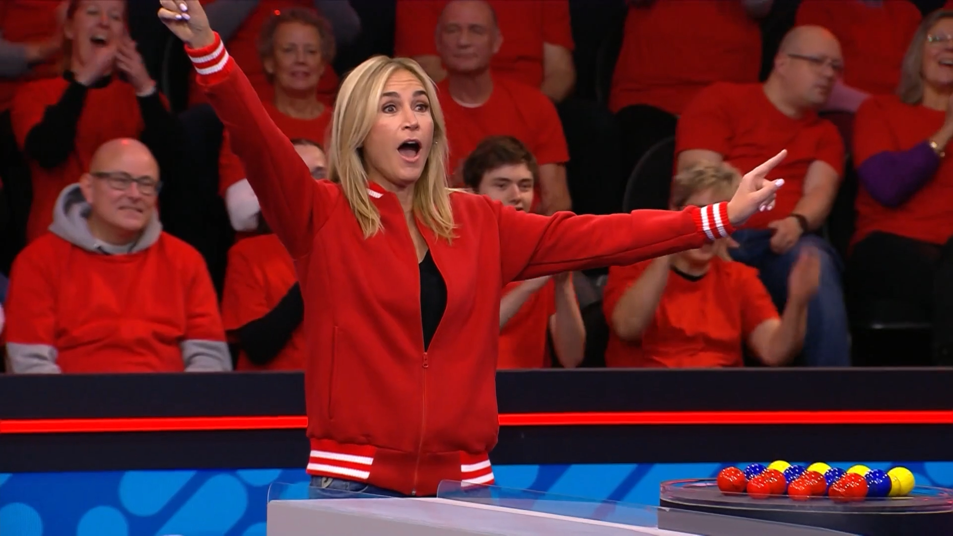 Fanatieke Wendy is uit om punten te scoren!