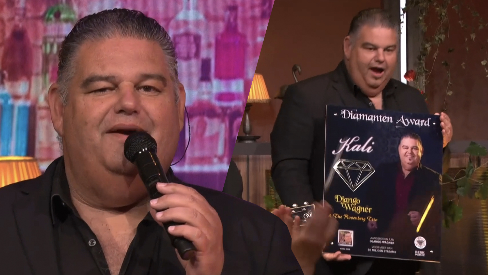 Django Wagner opent De Oranjezondag met zijn klassieker 'Kali' en ontvangt diamanten award!