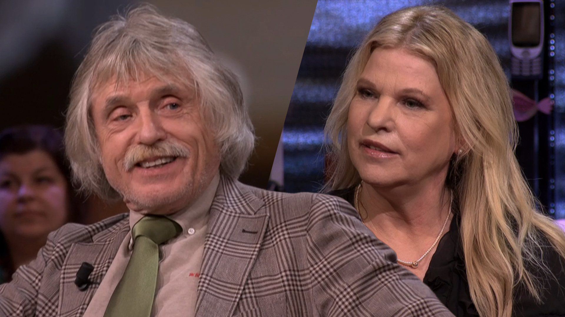 Johan Derksen zeer verbaasd over column van Tina Nijkamp: 'Dat is jouw concurrent!'