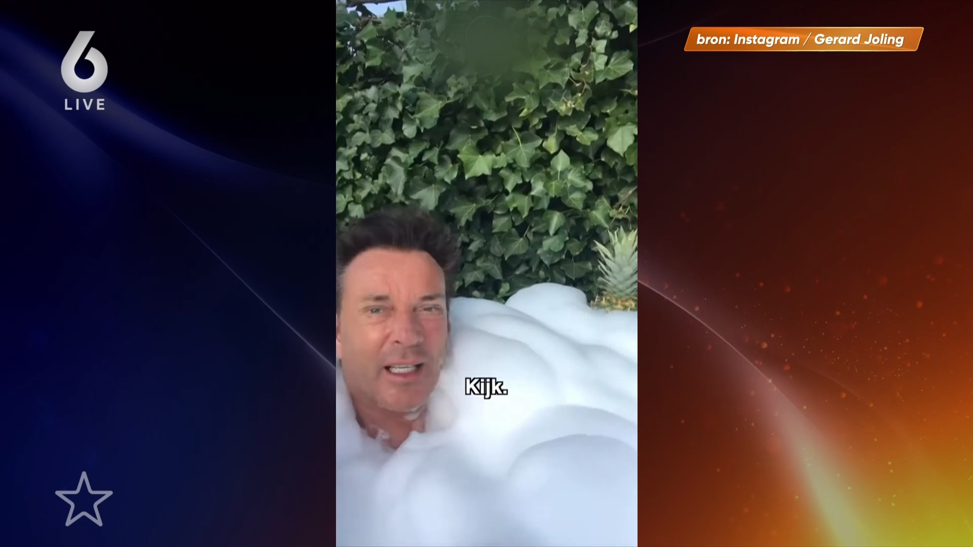 Gerard Joling verrast door jacuzzi-blunder