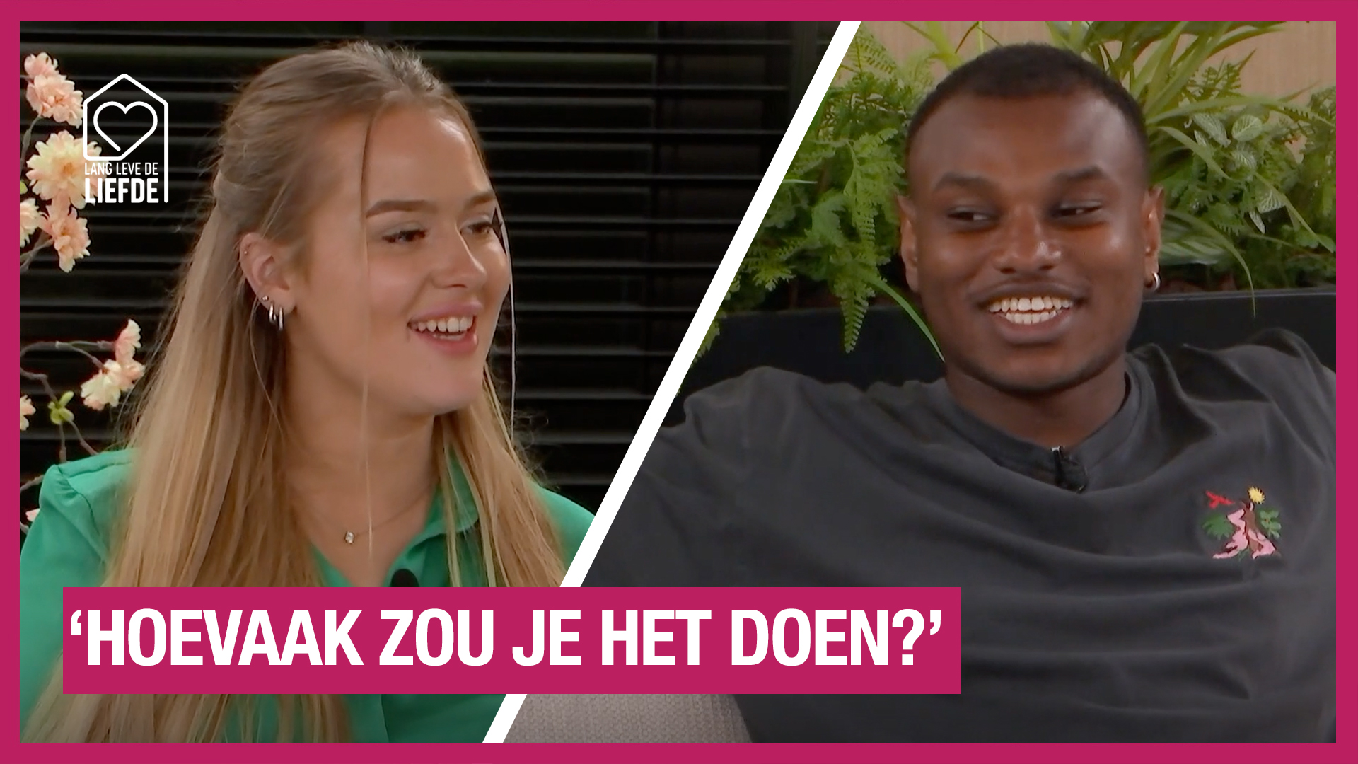 Tyrone vindt dat Emma haar ogen seks uitstralen