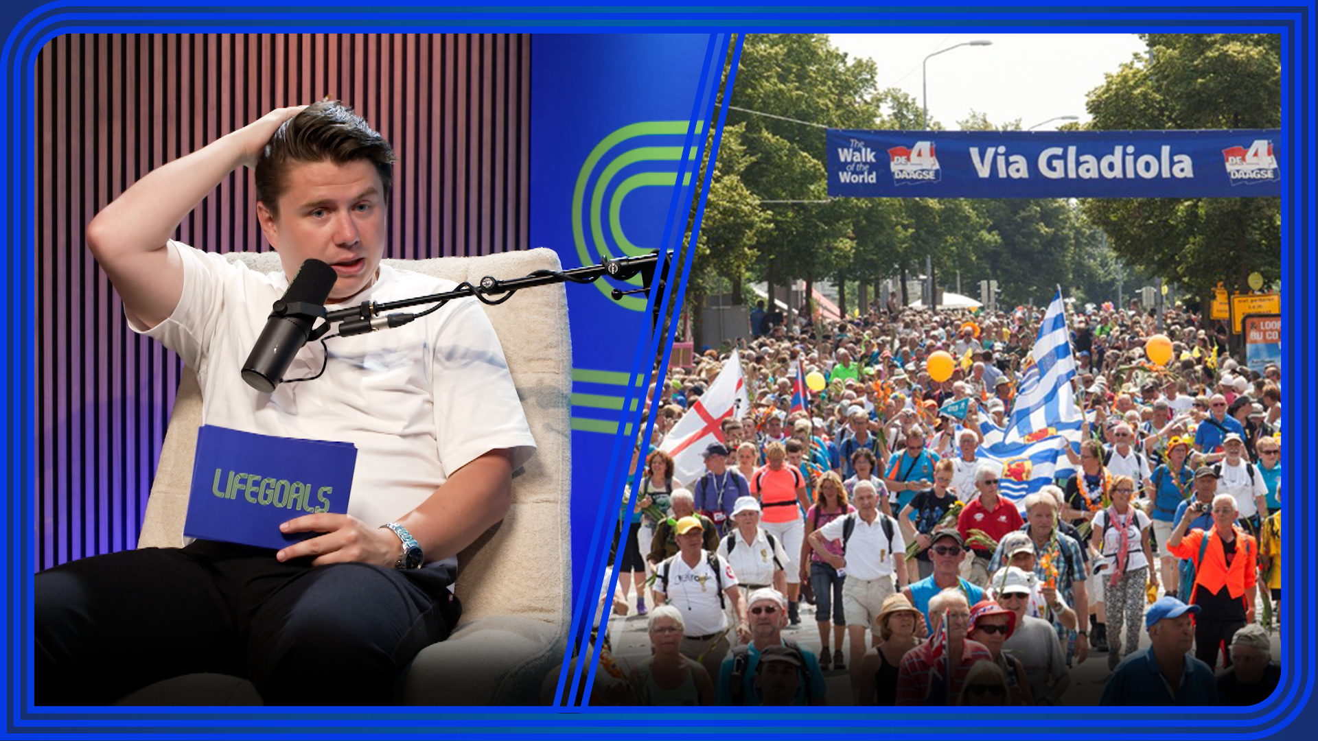 Dylan Boet in hoge emotie tijdens Nijmeegse vierdaagse