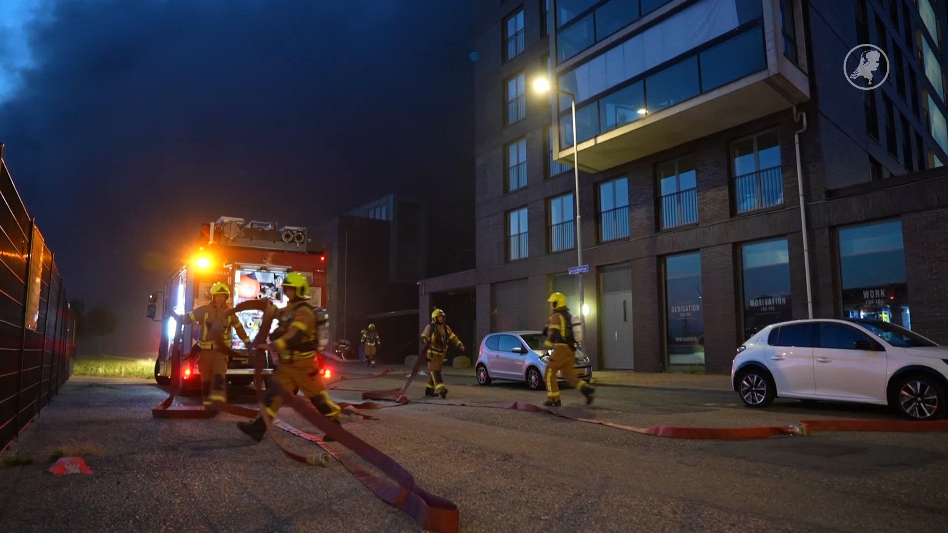 Grote brand in parkeergarage Rotterdam-Zuid
