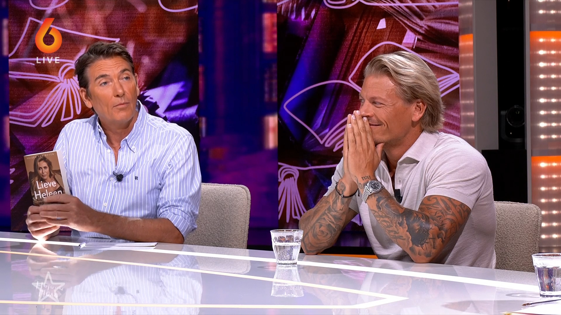 'Seksboek' Lieve Heleen zorgt voor ongemakkelijke gesprekken aan Shownieuws-tafel