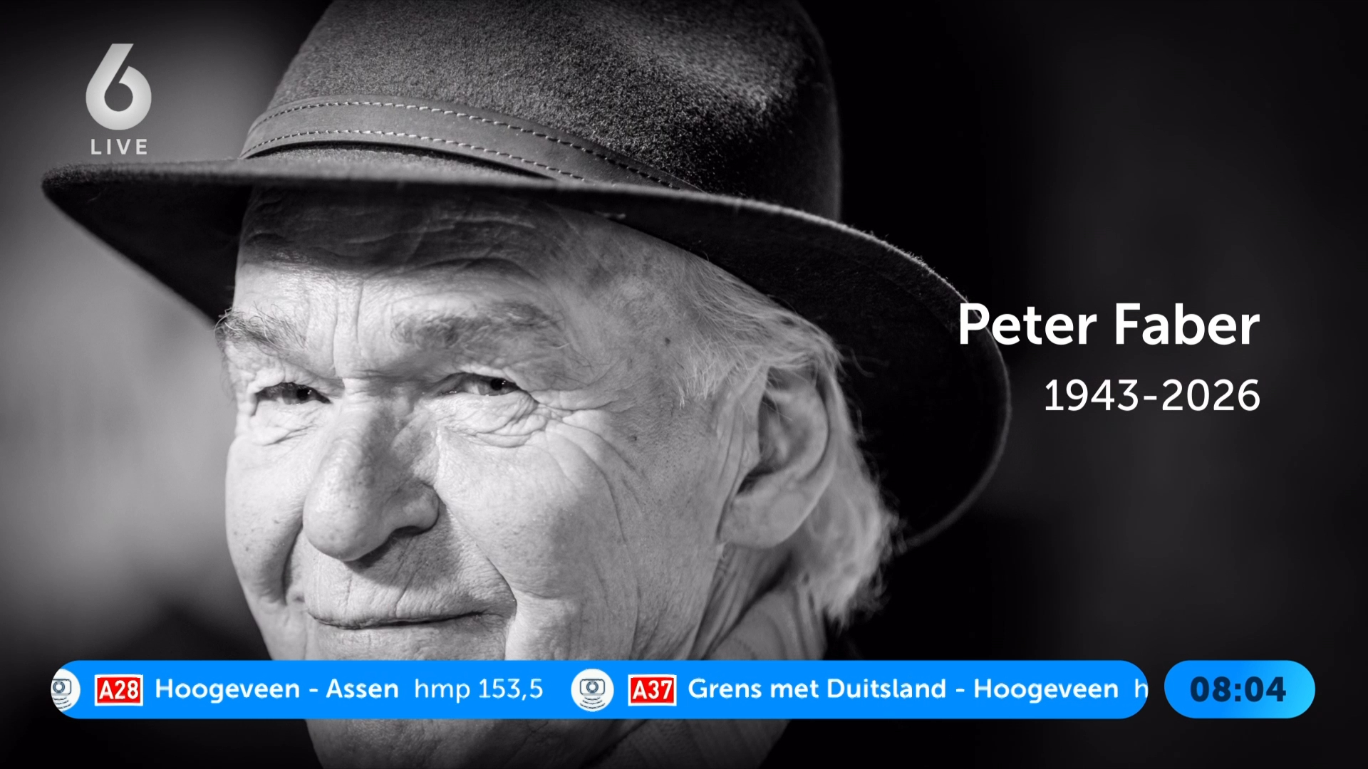 Acteur Peter Faber (82) overleden