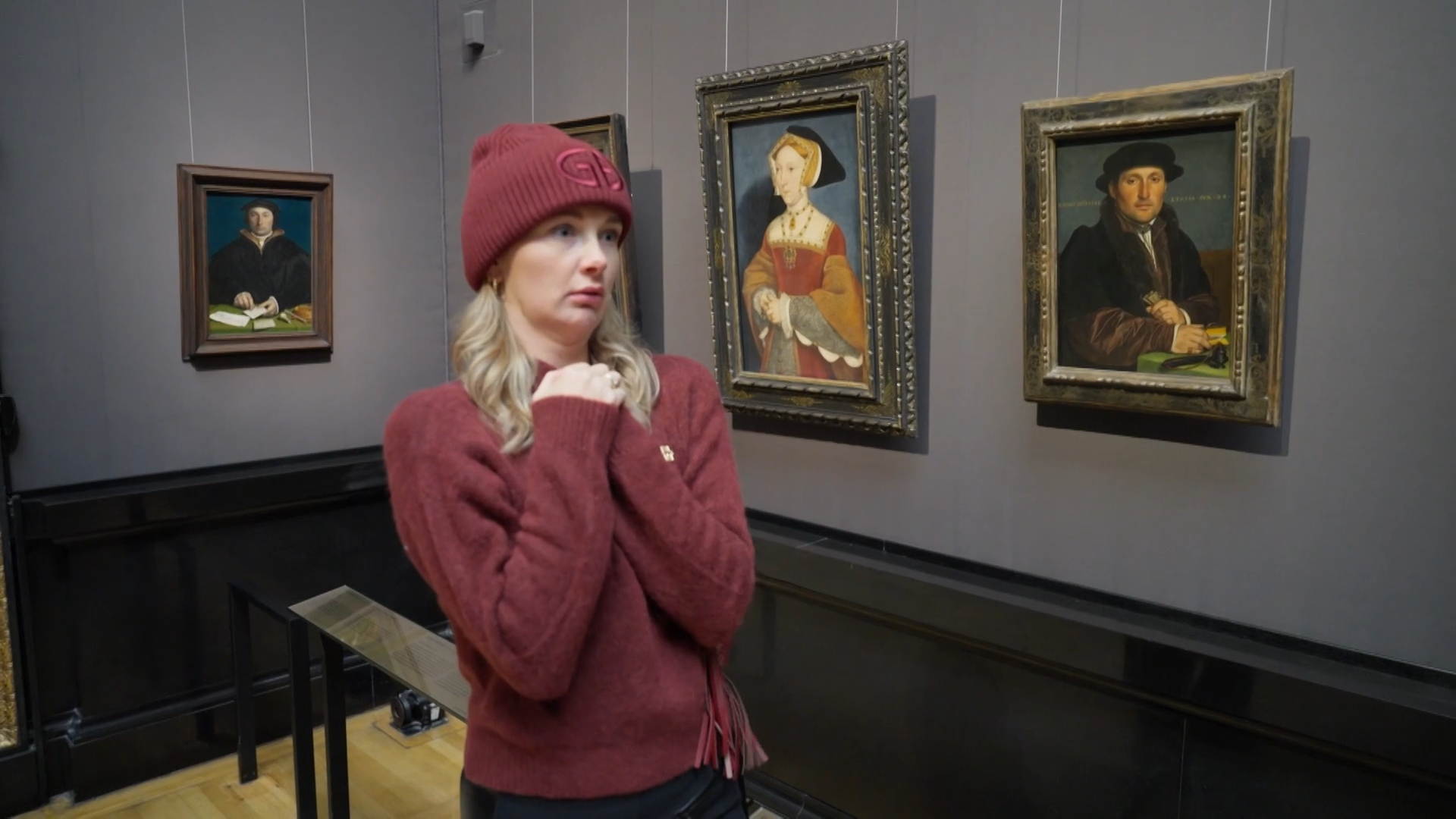 Maxime laat alarm afgaan in het museum