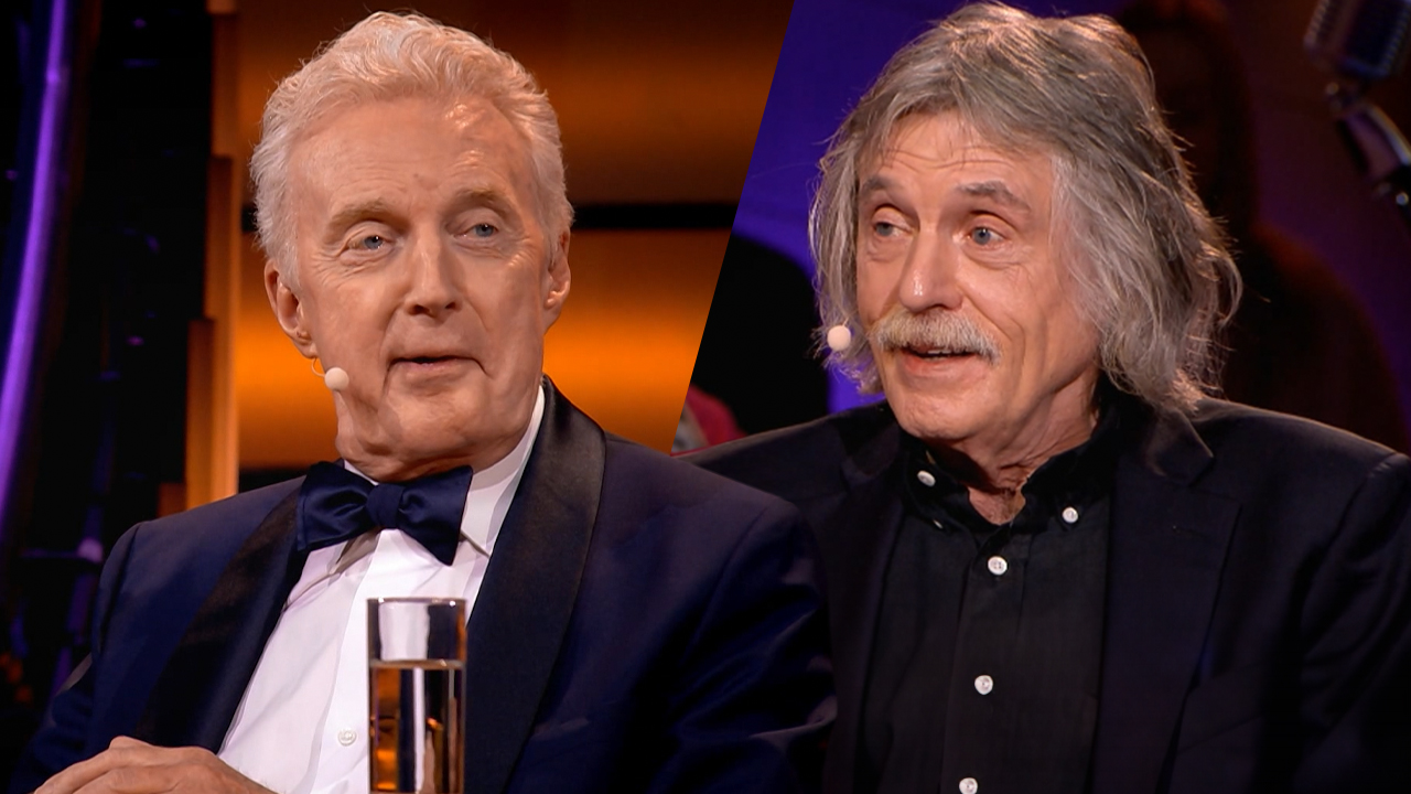 André van Duin krijgt lovende kritiek van Johan: 'Ik heb je nog nooit zo positief gehoord!'