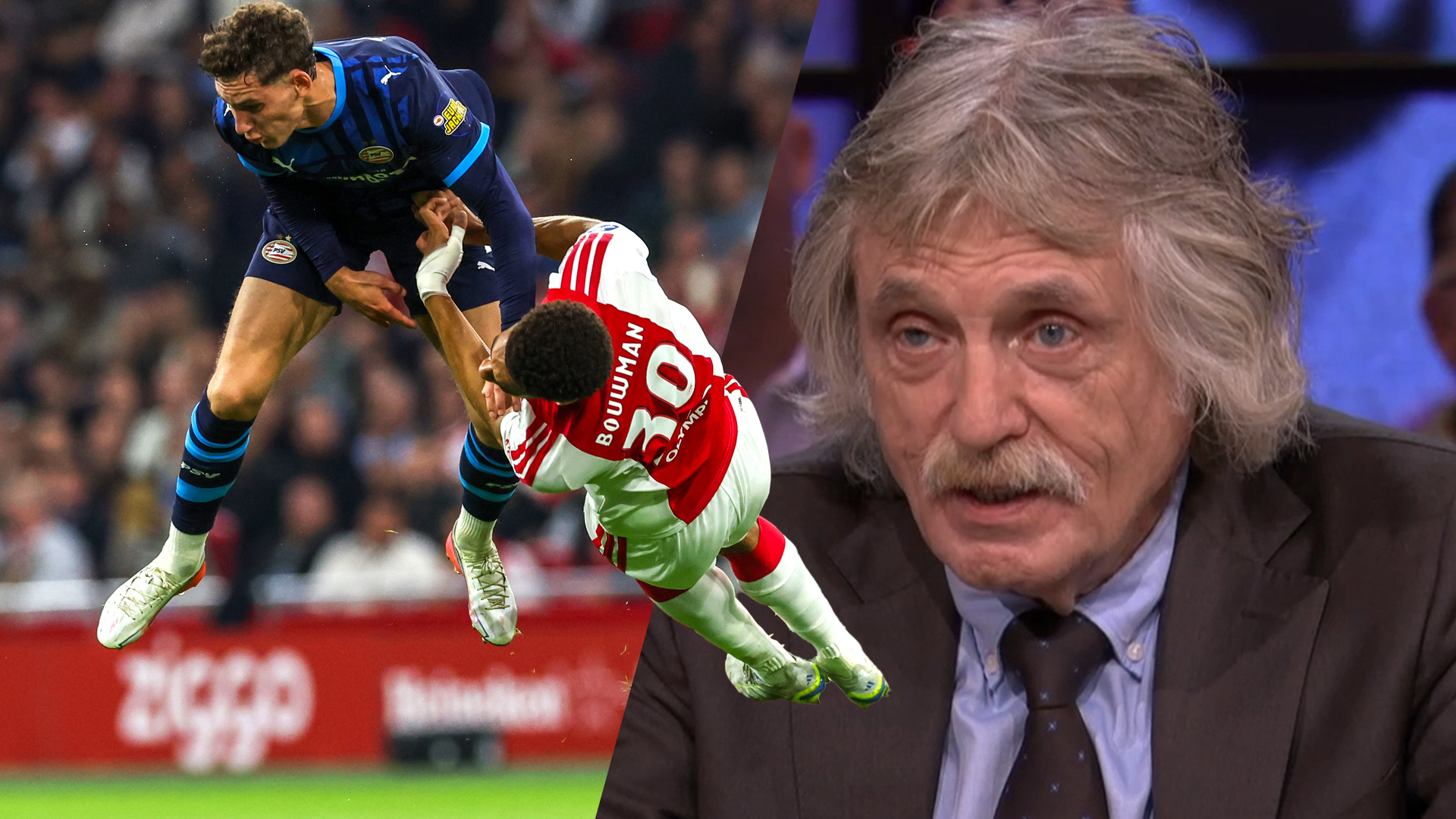 Johan Derksen stellig: ‘Van Bommel had niet eens geel moeten krijgen!’